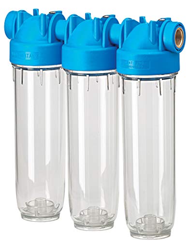 DP 20 TRIO 3/4" OT TS DREIFACH-Filtergehäuse Hauswasserfilter Trinkwasserfilter DP 20 TRIO 3/4" OT TS DREIFACH-Filtergehäuse Hauswasserfilter Trinkwasserfilter von purway Crystal Group