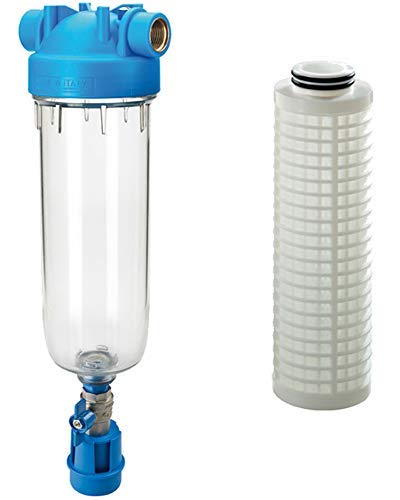 DP1S 10 MONO 3/4” OT Filtergehäuse mit RL 10 BX 50 mcr 10" Sandfilter von purway Crystal Group