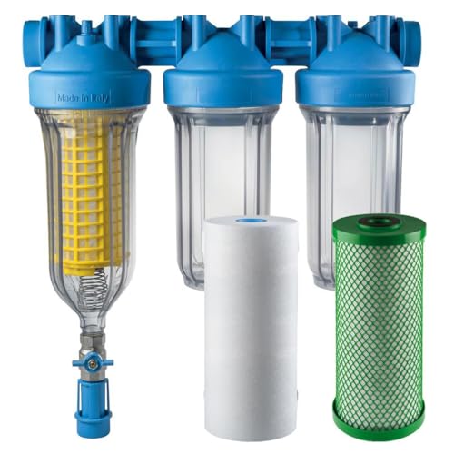 HYDRA BIG TRIO Scalemaster 1” Antikalk Wasserfilter Brunnenwasserfilter ScaleArmor Hauswasserfilter Chlor von purway Crystal Group