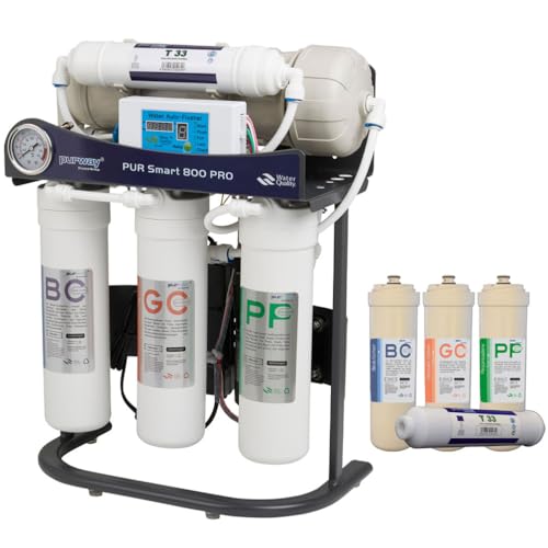 PUR Smart 800 PRO Umkehrosmoseanlage brushless bürstenlos + Ersatzfilter von purway Crystal Group