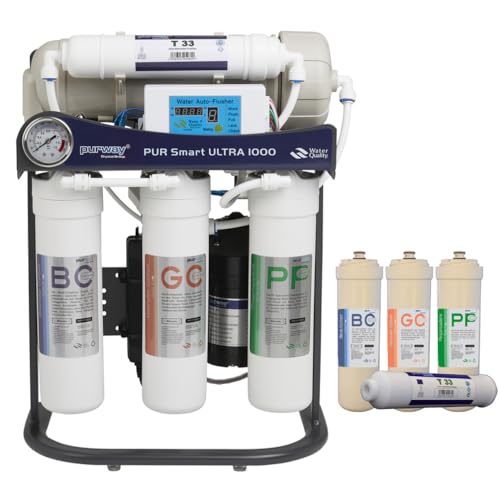 PUR Smart ULTRA 1000 GPD Umkehrosmoseanlage brushless bürstenlos + ERSATZFILTERSET PUR Smart ULTRA 1000 GPD Umkehrosmoseanlage brushless bürstenlos + ERSATZFILTERSET von purway Crystal Group