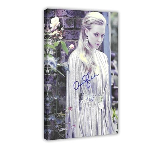 Amanda Seyfried Leinwand-Poster, Wandkunst, Dekordruck, Bild Gemälde für Wohnzimmer, Schlafzimmer, Dekoration, 20 x 30 cm Amanda Seyfried Leinwand-Poster, Wandkunst, Dekordruck, Bild Gemälde für Wohnzimmer, Schlafzimmer, Dekoration, 20 x 30 cm von pwscar