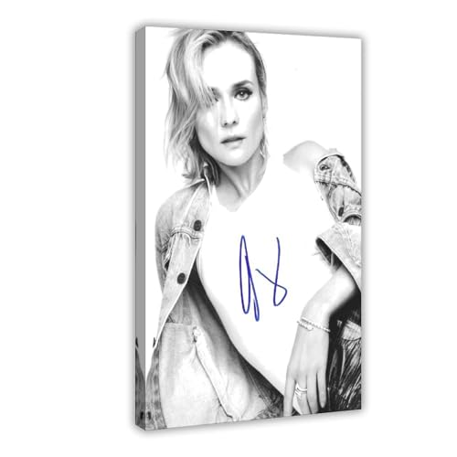 Diane Kruger Leinwand-Poster, Wandkunst, Dekordruck, Bild Gemälde für Wohnzimmer, Schlafzimmer, Dekoration, 50 x 75 cm Diane Kruger Leinwand-Poster, Wandkunst, Dekordruck, Bild Gemälde für Wohnzimmer, Schlafzimmer, Dekoration, 50 x 75 cm von pwscar