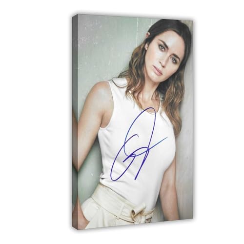 Emily Blunt Leinwand-Poster, Wandkunst, Dekordruck, Bild Gemälde für Wohnzimmer, Schlafzimmer, Dekoration, 20 x 30 cm Emily Blunt Leinwand-Poster, Wandkunst, Dekordruck, Bild Gemälde für Wohnzimmer, Schlafzimmer, Dekoration, 20 x 30 cm von pwscar