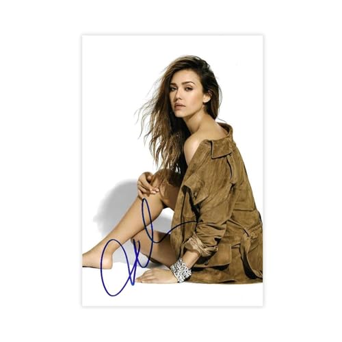 Jessica Alba Leinwand-Poster, Wandkunst, Dekordruck, Bild Gemälde für Wohnzimmer, Schlafzimmer, Dekoration, 20 x 30 cm Jessica Alba Leinwand-Poster, Wandkunst, Dekordruck, Bild Gemälde für Wohnzimmer, Schlafzimmer, Dekoration, 20 x 30 cm von pwscar