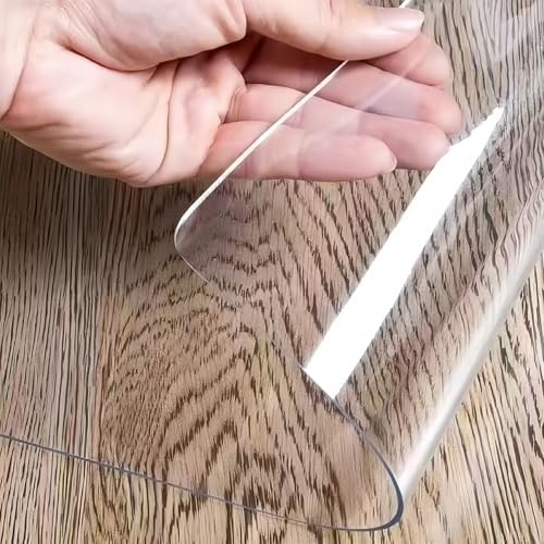 Bodenschutzmatte Bürostuhl Schutzfolie Klar Transparente PVC-Bodenmatte Eskannper Heimwerkeraufdie Größezugeschnittenwerden(A1.7,140 * 180CM) von pykaaiiu