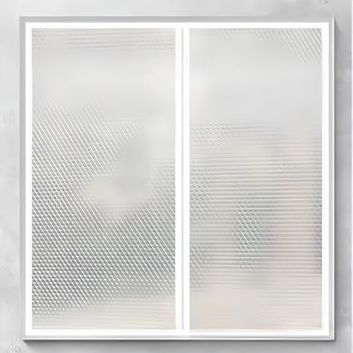 Selbstklebende fenster isolierfolie,Transparente Isolierfolie zur Wärmedämmung an Fenstern,Isoliert effektiv kalte Luft, staubdicht und winddicht(B,180*180CM) von pykaaiiu