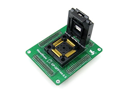 pzsmocn Clamshell Programming Connector/Converter/Adapter GP-QFP144-0.5 (with PCB), 144-Pin, 0.5mm Pitch, Yamaichi IC Test Burn-in Socket, Applied to TQFP144, LQFP144 Packages. von pzsmocn