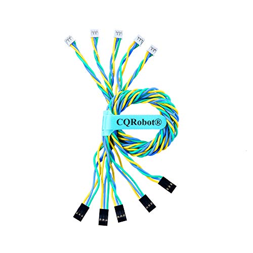 Silicone Connecting Wire PH2.0-DuPont2.54 (3-Pin), with 3-Pin PH2.0 Plug and 3-Pin DuPont2.54 Plug, for Connection Between DIY Module and Expansion Board/Development Boards. von pzsmocn