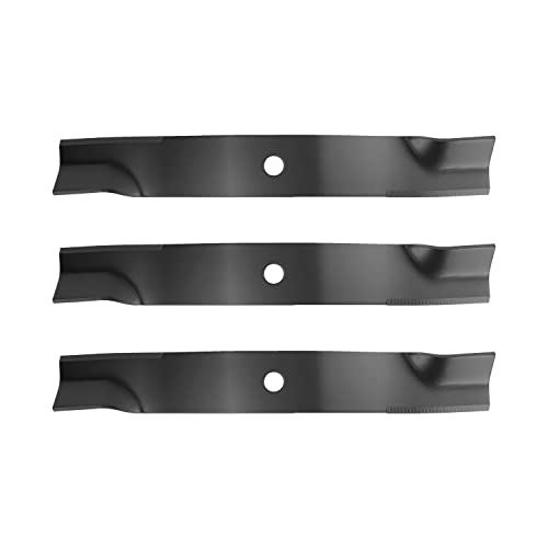 q&p 3er-Pack Teile Rasenmähermesser für John Deere M128485, M131958, M144196, M163983, M168223, TCU15881,690-120-0095,302-832 von q&p