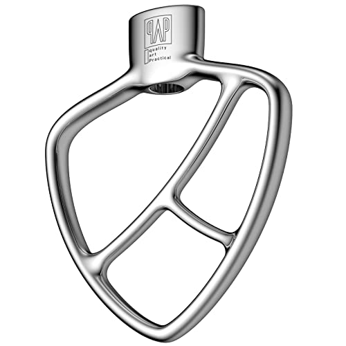 Edelstahl-Paddel, flacher Schlägel – Zubehör und Aufsätze für KitchenAid Artisan Mini-Standmixer, passend für 3,5 qt Rührschüssel Edelstahl-Paddel, flacher Schlägel – Zubehör und Aufsätze für KitchenAid Artisan Mini-Standmixer, passend für 3,5 qt Rührschüssel von qAp quality art Practical