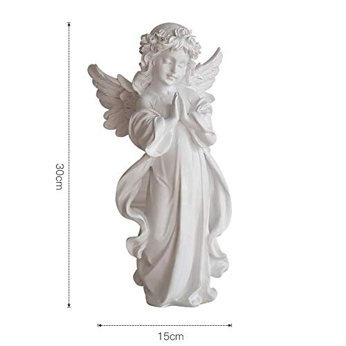 qazwsx Praying Angel Statue Dekoration, Angel Cupid Skulptur Modell, Harz Engel Studie Schlafzimmer Dekoration, A. von qazwsx