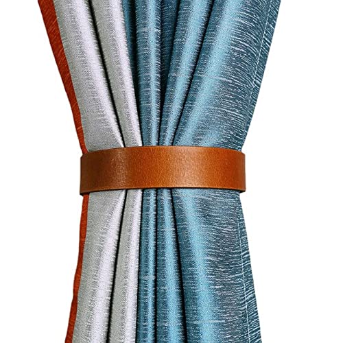 qbodp 2 Stück Vorhang Raffhalter Aus Leder, Heimdekor-Raffhalter Für Vorhänge, Elegante Dekorative Vorhanghalter, Vorhang-Krawatten, Dekorativ, Braun qbodp 2 Stück Vorhang Raffhalter Aus Leder, Heimdekor-Raffhalter Für Vorhänge, Elegante Dekorative Vorhanghalter, Vorhang-Krawatten, Dekorativ, Braun von qbodp