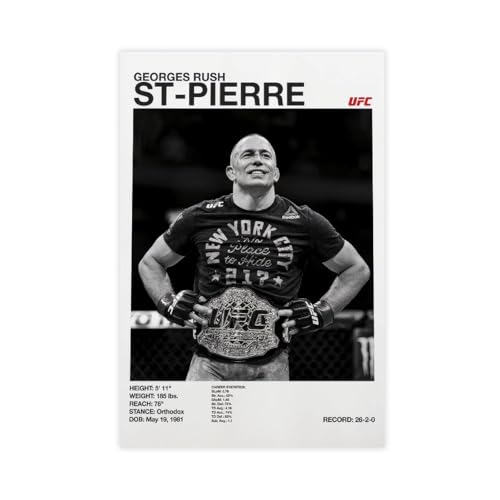 qdfaec GSP UFC-Poster, Leinwand-Poster, Schlafzimmer, Dekoration, Landschaft, Büro, Raumdekoration, Geschenk, 40 x 60 cm qdfaec GSP UFC-Poster, Leinwand-Poster, Schlafzimmer, Dekoration, Landschaft, Büro, Raumdekoration, Geschenk, 40 x 60 cm von qdfaec