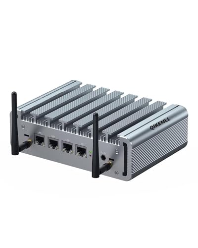 qikemall 4 x 2.5gbe Firewall Appliance Mini PC, Celeron J4125 für Windows 10 8GB ddr4 RAM 256GB SSD 1TB HDD, HDMI, VGA WI-FI, Industrial PC, Firewall Software, RTC, qikemall 4 x 2.5gbe Firewall Appliance Mini PC, Celeron J4125 für Windows 10 8GB ddr4 RAM 256GB SSD 1TB HDD, HDMI, VGA WI-FI, Industrial PC, Firewall Software, RTC, von qikemall