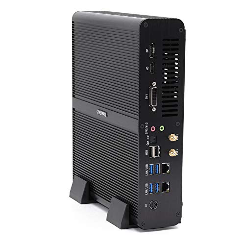 qikemall Mini Computer Gaming Windows 10 Intel Core i7-7820HQ/HK, Mini PC Dual LAN 64GB RAM DDR4 512GB NVME SSD,Micro PC HDMI/DP/DVI,Optical Type-C USB3.1,WiFi 6 BT 5.0 von qikemall