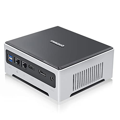 qikemall Mini Computer Mit Windows 11 Core i7-10750H Mini PC Dual LAN 8GB DDR4 RAM 128GB M.2 NVME SSD,Micro PC USB3.0 HDMI DP, Office PC Dual Band WiFi BT 4.2 von qikemall