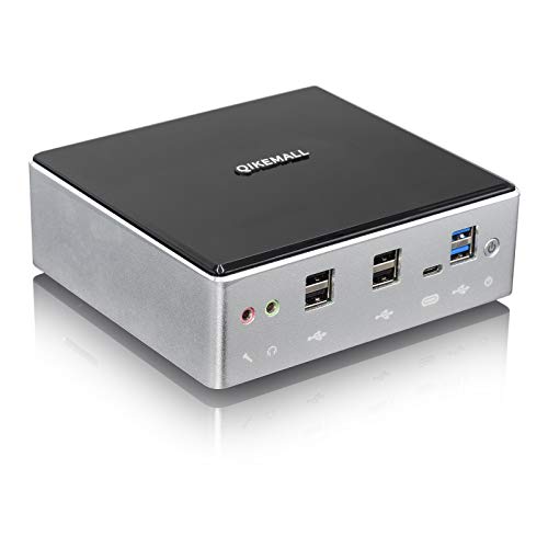 qikemall Mini PC Window 11 Pro Core i7 10510U,Mini Computer Dual LAN 16GB RAM DDR4 128GB NVME SSD,Micro PC HDMI DP 4k Type-C Business PC USB 3.0 WiFi BT4.2 von qikemall