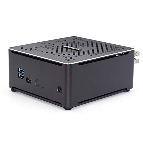 qikemall Mini PC Windows 11 Core i9 10880H, Mini Computer Dual LAN 64GB RAM 1TB M.2 NVME SSD 2TB HDD,Mini Desktop PC HDMI2.0 DP 4K Office PC Type-C WI-FI 6 USB3.0 qikemall Mini PC Windows 11 Core i9 10880H, Mini Computer Dual LAN 64GB RAM 1TB M.2 NVME SSD 2TB HDD,Mini Desktop PC HDMI2.0 DP 4K Office PC Type-C WI-FI 6 USB3.0 von qikemall