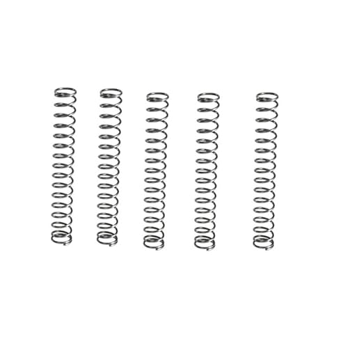 Drahtdurchmesser 0,2 mm Außendurchmesser 2mm Länge 5 mm bis 50 mm Druckfeder Return kleine Feder (Größe : 0.2x2x10mm 5pcs) von qinggw
