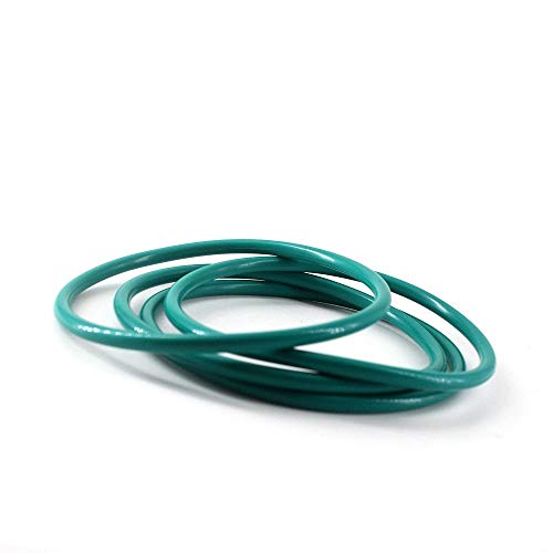 Fluor-Kautschuk-O-Ring-Dichtung 3 mm Dicke Grün FKM O-Ring-Typ 51/52/53/54/70/71/72 mm OD O-Ring-Dichtung Sealing (Farbe : 10pcs, Größe : 64x58x3mm) von qinggw