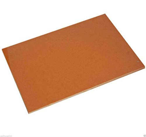 qinggw 1 stück Bakelit Phenolharz- flache Platte 1/2/ 3/ 5mm dick in verschiedenen Größen für PCB-Maschinerie (Größe : 3 x 200 x 200mm) von qinggw