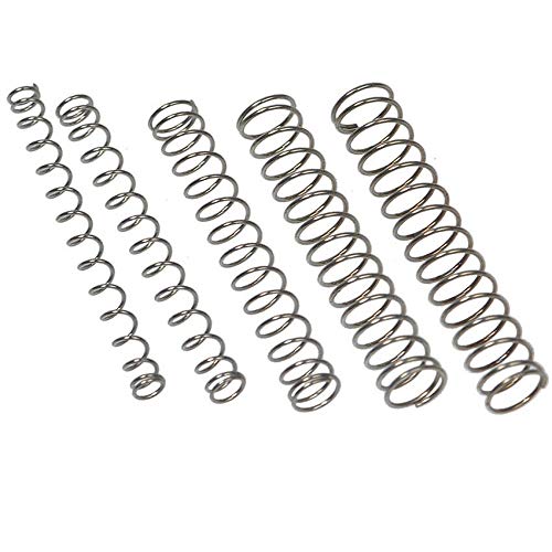 qinggw 10Pcs Druckfeder Edelstahl 304 Nicht korrosiv Zugfedern Draht Dia 0.6mm Außen-Ø 5 mm Länge 5-50mm (Größe : 30mm) von qinggw
