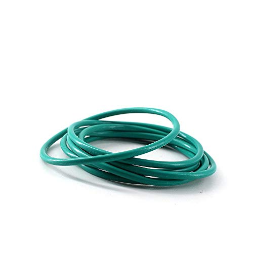 qinggw 2,5 mm Dicke O-Ring-Dichtung Grün FKM O-Dichtring Dichtung 46/47/48/49/68/69/70 mm OD Fluorine Gummi-O-Ring-Dichtung Washer (Farbe : 10pcs, Größe : 52x47x2.5mm) von qinggw