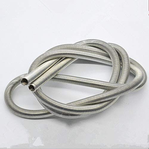 qinggw 2 Stück Metall Klein Druckfeder Lange Zugfedern, 0,4 mm Drahtdurchmesser x (2-6) mm Out Durchmesser x 1000 mm Länge (Größe : 6mm Out Diameter) von qinggw