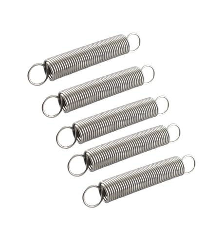 qinggw 5pcs Edelstahl Zugfeder mit Haken Small Zugfedern 1 mm Dicke Lange Zugfedern (Größe : 1x8x30mm) von qinggw