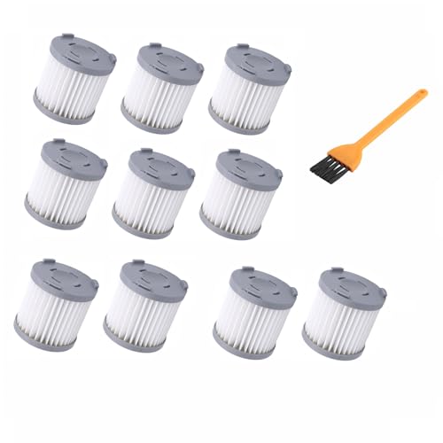 qinggw HEPA Filter Ersatz für Cecotec Conga Rockstar 500 Ultimate Xtrem Conga Rockstar 700 900 1200 Staubsauger Ersatzteile (Farbe : 10pcs) von qinggw
