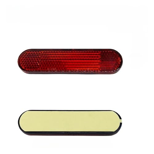 2Pcs Motorrad Gabel Reflektor Reflektierende Aufkleber Warnzeichen Für Limousinen Und Fahrräder Reflektierende Aufkleber(Red) von qiuboou