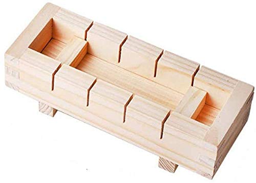Sushi Holz Rechteckige Pressform Bambus DIY Sushi Form Zubehör Split Reis Presswerkzeug Für Haushalt, DIY Klasse, Restaurant von qiuqiu