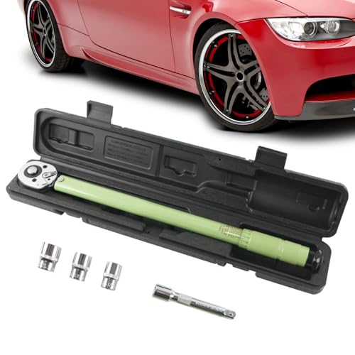 qixeuoa 1/2 Zoll Großer Drehmomentschlüssel | Robuster Radmuttern Drehmomentschlüssel für Reifenwechsel - Präzisionswerkzeug Für Fahrzeugreparatur Garage Ölwechsel Motorräder Zündkerzen Maschinen qixeuoa 1/2 Zoll Großer Drehmomentschlüssel | Robuster Radmuttern Drehmomentschlüssel für Reifenwechsel - Präzisionswerkzeug Für Fahrzeugreparatur Garage Ölwechsel Motorräder Zündkerzen Maschinen von qixeuoa