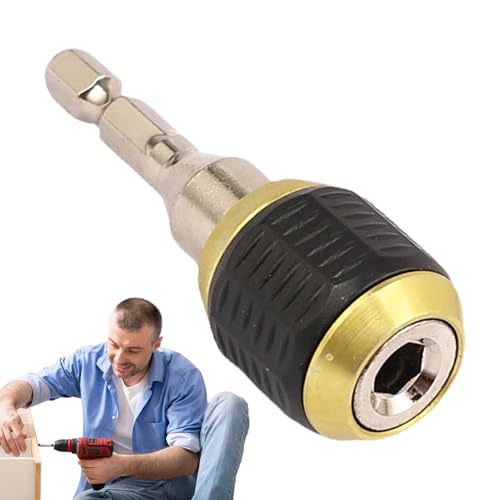 qixeuoa Bohrer-Verlängerung | Sechskantgriff Elektrischer Bohrerhalter - Schnellspannadapter für Heimwerker und Bau Montagearbeiten Installation von qixeuoa