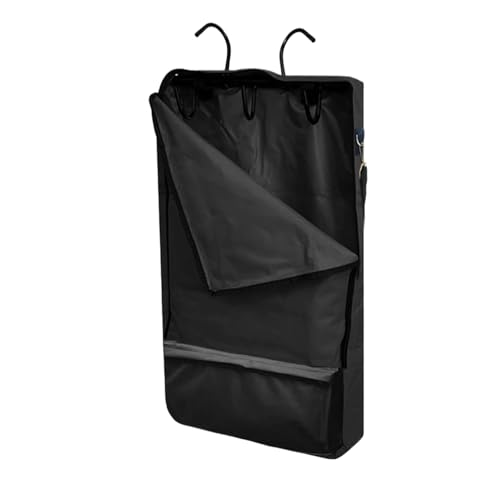 qixeuoa Bridle Bag - Pferdezubehör Aufbewahrungstasche Mit 3-Zacken Gestell,Großvolumige Reitorganizer Tasche Für Geschirr Zaumzeug Halfter Seil von qixeuoa