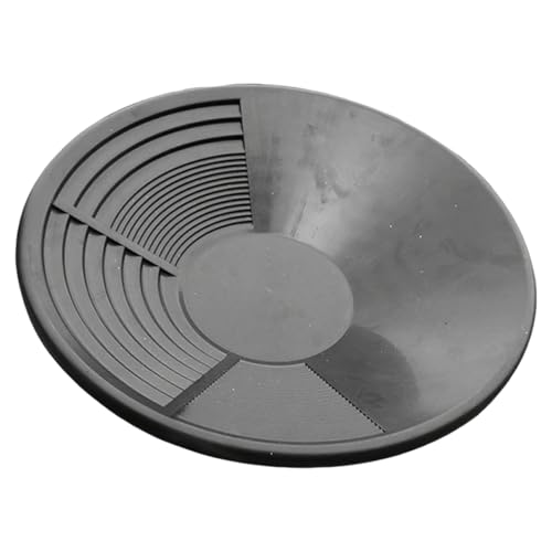 qixeuoa Goldpfanne,35 Cm Kunststoff Goldpfanne,Tragbares Goldsieb Becken,Ergonomische Goldwaschpfanne,Goldsieb Für Graben,Fluss,Gebirge,Outdoor,Erkundung von qixeuoa
