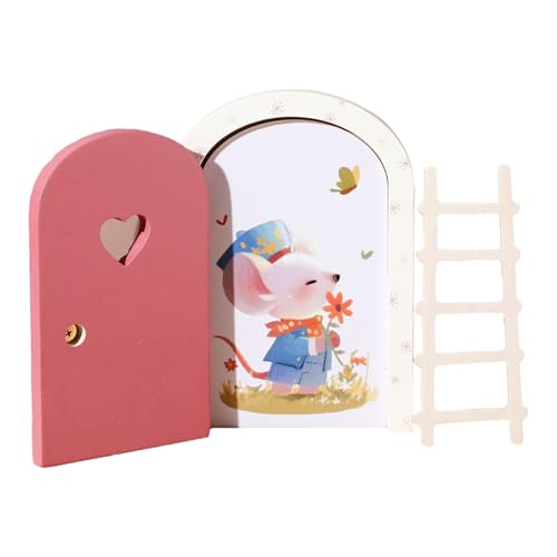 qixeuoa Holz Feentür - Holz Cartoon Feenhaus Tür | Puppenaccessoires für Thanksgiving Weihnachten Geburtstag Wochentag Festtag Zimmer Wohnung Büro Schule Studentenwohnheim qixeuoa Holz Feentür - Holz Cartoon Feenhaus Tür | Puppenaccessoires für Thanksgiving Weihnachten Geburtstag Wochentag Festtag Zimmer Wohnung Büro Schule Studentenwohnheim von qixeuoa