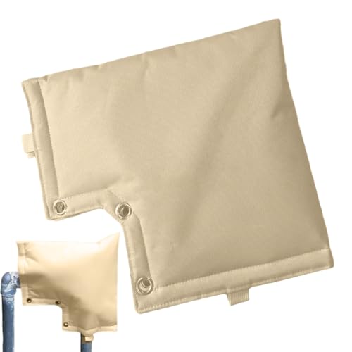 qixeuoa Isolierte Rückflussverhinderer-Abdeckung, Winter-Rückflussverhinderer-Abdeckung - Winter-Rückflussverhinderer, isolierte Abdeckung,Wetterfeste Abdeckungen für Außenwasserpumpen für Hinterhöfe von qixeuoa