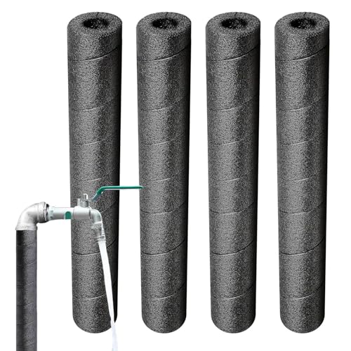 qixeuoa Schaumrohrisolierung - 4 Stück Vielseitige Rohrummantelung,Für Heizungsrohre Und Sanitärinstallationen Im Innen Und Außenbereich qixeuoa Schaumrohrisolierung - 4 Stück Vielseitige Rohrummantelung,Für Heizungsrohre Und Sanitärinstallationen Im Innen Und Außenbereich von qixeuoa