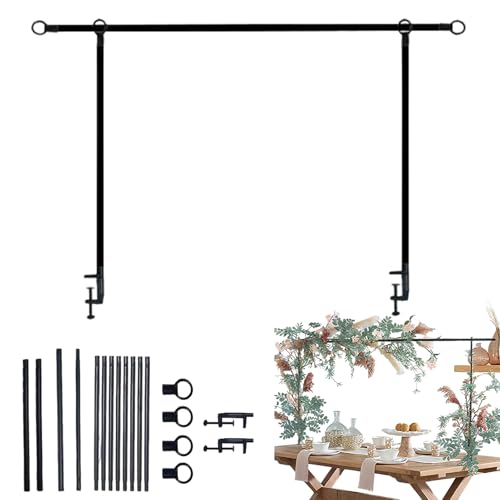 qixeuoa Tischgestell Für Dekoration | Verstellbarer Tischbogenständer Für Feiern,Deko Halter Für Weihnachten Geburtstag Halloween Ostern Jubiläen Feste von qixeuoa
