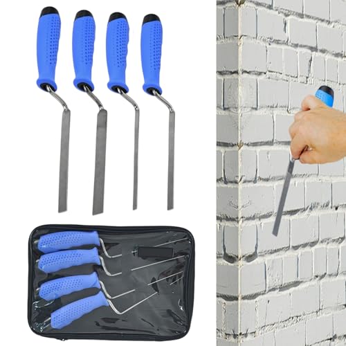 qixeuoa Zementkelle - 4-teilige Edelstahl Maurerkelle Fugenkelle | Ergonomisches Fugwerkzeug Für Verfugung Verputzung Hausrenovierung Baustelle qixeuoa Zementkelle - 4-teilige Edelstahl Maurerkelle Fugenkelle | Ergonomisches Fugwerkzeug Für Verfugung Verputzung Hausrenovierung Baustelle von qixeuoa