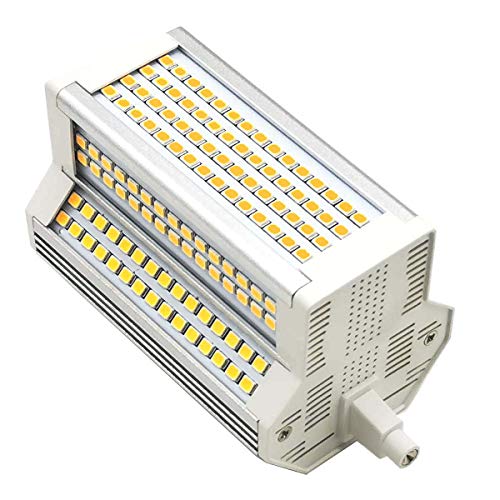 QLEE R7S LED-Lampe 50W Warmes Licht Dimmbar 3000k Double Ended J118 J Typ118 mm 4.64" LED Flutlicht 5000LM Äquivalent 500W Halogen Stehleuchte 200 Grad Drinnen und draußen… von QLEE