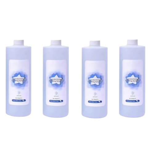 Bodenreinigungsflüssigkeit For Staubsauger 4 Flaschen Kompatibel Mit Deebot T10 OMNI/T10 TURBO/X1 OMNI/X1 TURBO/T20/T30 Pro OMNI/X5 PRO OMNI/X8 Pro Omni 1 L Reinigungsflüssigkeit von qmcfns