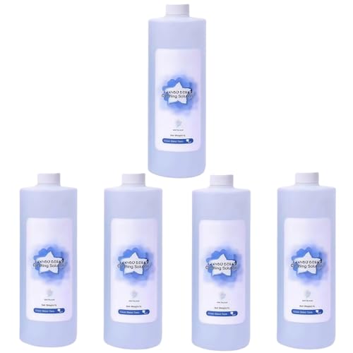 Bodenreinigungsflüssigkeit For Staubsauger 5 Flaschen Kompatibel Mit Deebot T10 OMNI/T10 TURBO/X1 OMNI/X1 TURBO/T20/T30 Pro OMNI/X5 PRO OMNI/X8 Pro Omni 1 L Reinigungsflüssigkeit von qmcfns