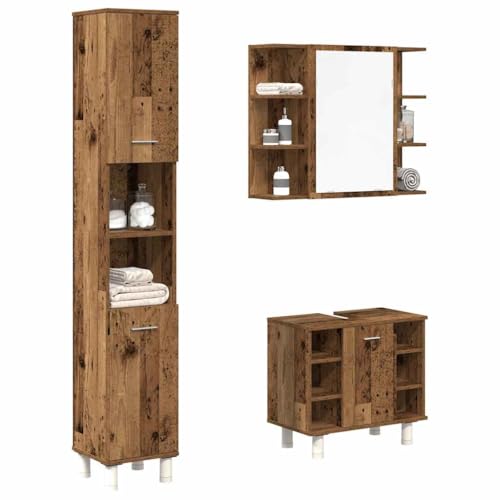 qohoio 3-TLG. Badmöbel-Set BadezimmermöBel BadezimmermöBel Set Bad MöBel Bathroom Furniture Sets BadmöBelset Altholz-Optik Holzwerkstoff - 3328569 qohoio 3-TLG. Badmöbel-Set BadezimmermöBel BadezimmermöBel Set Bad MöBel Bathroom Furniture Sets BadmöBelset Altholz-Optik Holzwerkstoff - 3328569 von qohoio