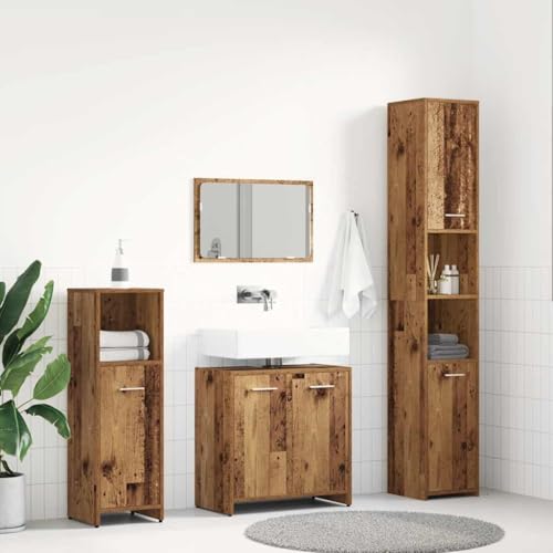 qohoio 4-TLG. Badmöbel-Set BadezimmermöBel BadezimmermöBel Set Bad MöBel Bathroom Furniture Sets BadmöBelset Altholz-Optik Holzwerkstoff - 3328553 qohoio 4-TLG. Badmöbel-Set BadezimmermöBel BadezimmermöBel Set Bad MöBel Bathroom Furniture Sets BadmöBelset Altholz-Optik Holzwerkstoff - 3328553 von qohoio