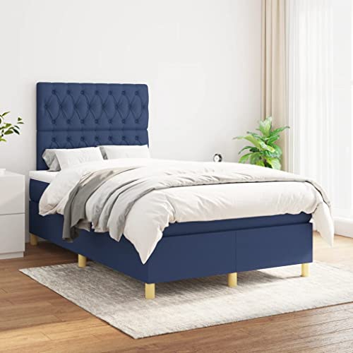 qohoio Boxspringbett mit Matratze Bett Mit Matratze Betten Boxspringbett Mit Matratze Schlafzimmer Bett Blau 120x200 cm Stoff - 3142567 qohoio Boxspringbett mit Matratze Bett Mit Matratze Betten Boxspringbett Mit Matratze Schlafzimmer Bett Blau 120x200 cm Stoff - 3142567 von qohoio