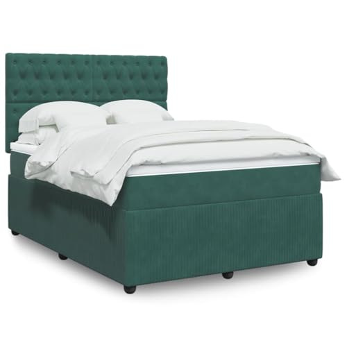 qohoio Boxspringbett mit Matratze Bett Mit Matratze Betten Boxspringbett Mit Matratze Schlafzimmer Bett Dunkelgrün 140x200 cm Samt - 3292367 qohoio Boxspringbett mit Matratze Bett Mit Matratze Betten Boxspringbett Mit Matratze Schlafzimmer Bett Dunkelgrün 140x200 cm Samt - 3292367 von qohoio