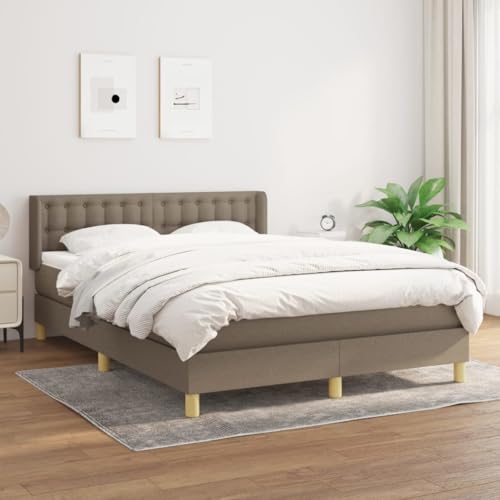 qohoio Boxspringbett mit Matratze Bett Mit Matratze Betten Boxspringbett Mit Matratze Schlafzimmer Bett Taupe 140x200 cm Stoff - 3130597 qohoio Boxspringbett mit Matratze Bett Mit Matratze Betten Boxspringbett Mit Matratze Schlafzimmer Bett Taupe 140x200 cm Stoff - 3130597 von qohoio